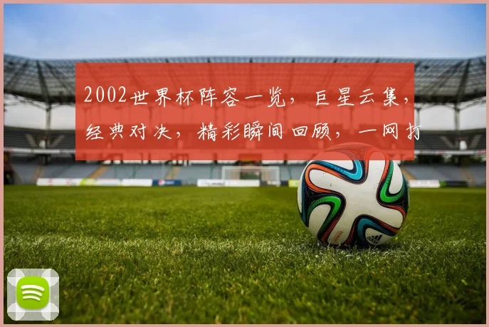2002世界杯阵容一览，巨星云集，经典对决，精彩瞬间回顾，一网打尽